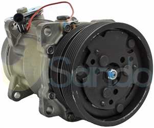 SAC74084 FRONT SANDEN Type 12V 10Ribs SD7V16
