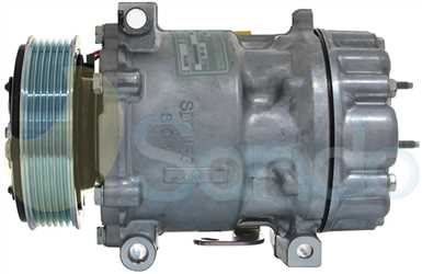 SAC74086 SIDE SANDEN Type 12V 6Ribs SD7V16