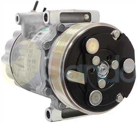 SAC75069 FRONT SANDEN Type 12V 6Ribs SD6V12