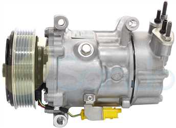 SAC75069 SIDE SANDEN Type 12V 6Ribs SD6V12