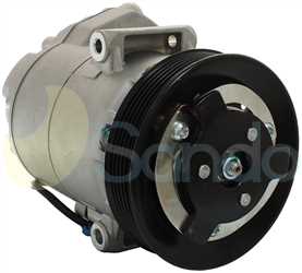 SAC77047 FRONT DELPHI Type 12V 6Ribs CVC
