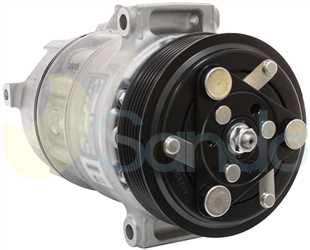 SAC77081 FRONT SANDEN Type 12V 6Ribs PXC16