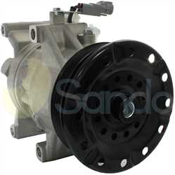 SAC86130 FRONT DENSO Type 12V 4Ribs 5SER09C