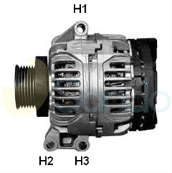 2010145 SIDE BOSCH Type 12V 87Amp 6Ribs 