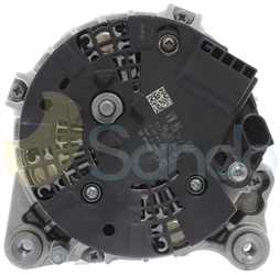 2010A25 BACK BOSCH Type 12V 180Amp 6Ribs 