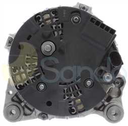 2010A30 BACK BOSCH Type 12V 180Amp 6Ribs 