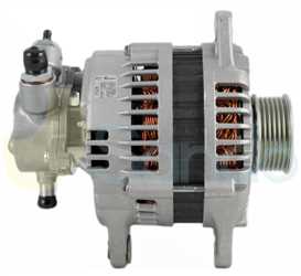 2020102 SIDE HITACHI Type 12V 100Amp 6Ribs 