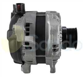 2040231 SIDE DENSO Type 12V 120Amp 6Ribs 