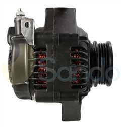 2040453 SIDE DENSO Type 12V 150Amp 4Ribs 