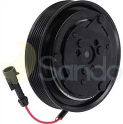 SCT01002 FRONT SANDEN Type 12V 6Ribs SD7V16  