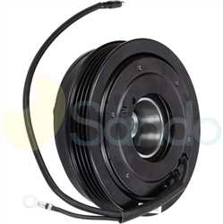 SCT01007 BACK SANDEN Type 12V 4Ribs SD7V16 