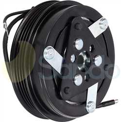 SCT01007 FRONT SANDEN Type 12V 4Ribs SD7V16 