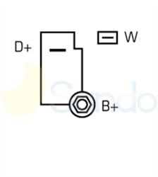 2010238 PLUG BOSCH Type 12V 65Amp 