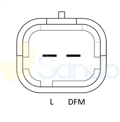 2015347 PLUG VALEO Type 12V 90Amp 6Ribs 