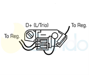 2030136 PLUG MARELLI Type 12V 33Amp 