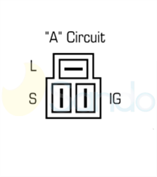 2044104 PLUG DENSO Type 12V 60Amp 