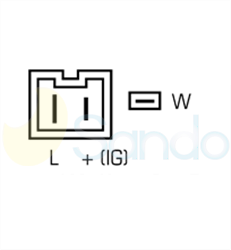 2015216 PLUG VALEO Type 12V 43Amp 
