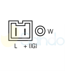 2015267 PLUG VALEO Type 12V 75Amp 