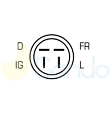 2010292 PLUG BOSCH Type 12V 60Amp 3Ribs 