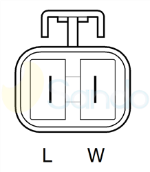 2020107 PLUG HITACHI Type 12V 100Amp 