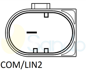 2010541 PLUG BOSCH Type 12V 150Amp 6Ribs 