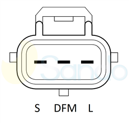 2010291 PLUG BOSCH Type 12V 105Amp 6Ribs 