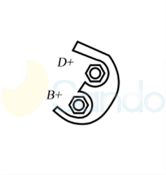 2021106 PLUG LETRIKA Type 12V 33Amp 1Ribs 