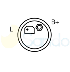 2015191 PLUG VALEO Type 12V 80Amp 5Ribs 