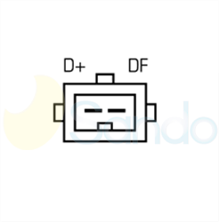 2010222 PLUG BOSCH Type 12V 115Amp 6Ribs 