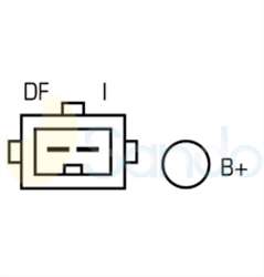 2035111 PLUG MITSUBISHI Type 12V 70Amp 6Ribs 