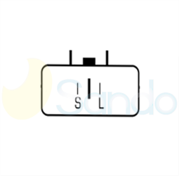 2032113 PLUG MANDO Type 12V 90Amp 2Ribs 