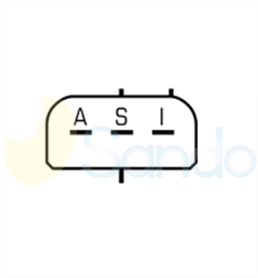 2014121 PLUG VISTEON Type 12V 130Amp 6Ribs 