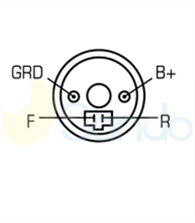 2060131 PLUG DELCO REMY Type 12V 61Amp 