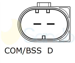 2010076 PLUG BOSCH Type 12V 150Amp 6Ribs 