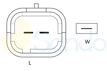 2015106 PLUG VALEO Type 12V 120Amp 6Ribs 