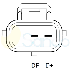 2030162 PLUG MARELLI Type 12V 90Amp 