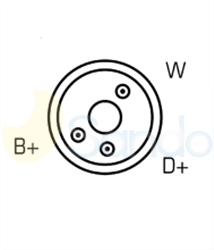 2010270 PLUG BOSCH Type 12V 55Amp 