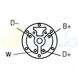 2015264 PLUG VALEO Type 12V 60Amp 