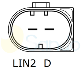 2010441 PLUG BOSCH Type 12V 150Amp 6Ribs 