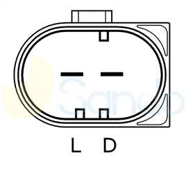 2010112 PLUG BOSCH Type 12V 110Amp 6Ribs 