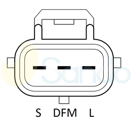 2010011 PLUG BOSCH Type 12V 90Amp 8Ribs 