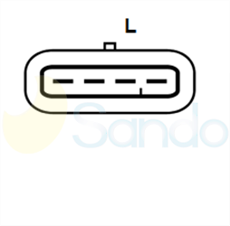 2015A01 PLUG VALEO Type 12V 105Amp 6Ribs 