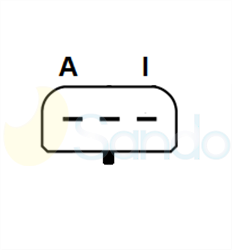 2014116 PLUG VISTEON Type 12V 135Amp 6Ribs 