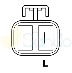 2040584 PLUG DENSO Type 12V 90Amp 7Ribs 