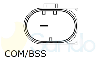 2015A35 PLUG VALEO Type 12V 90Amp 6Ribs 