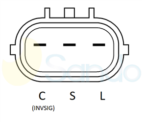 2035359 PLUG MITSUBISHI Type 12V 110Amp 7Ribs 