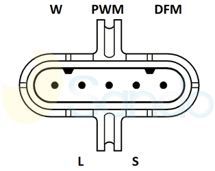 2010760 PLUG BOSCH Type 24V 120Amp 8Ribs 