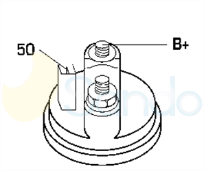 6035224 PLUG MITSUBISHI Type 12V 1,40kW 10T CW 