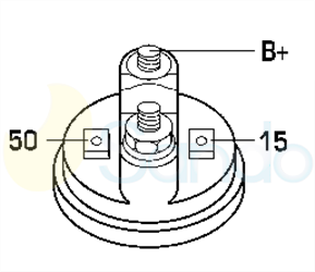 6060137 PLUG DELCO REMY Type 12V 6kW 12T CW 