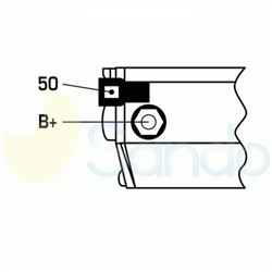 6044106 PLUG DENSO Type 12V 1,40kW 9T CW 